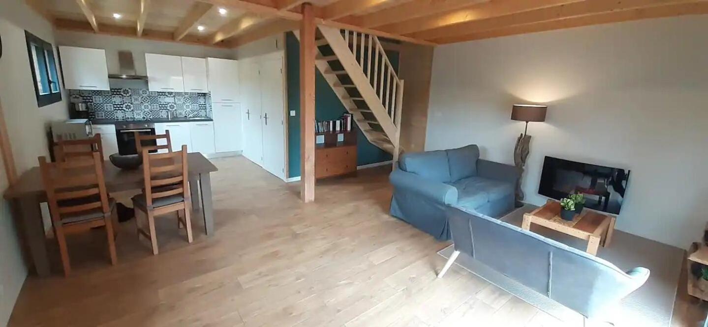 Chalets De Pont Cob Avec Spa Gouézec エクステリア 写真