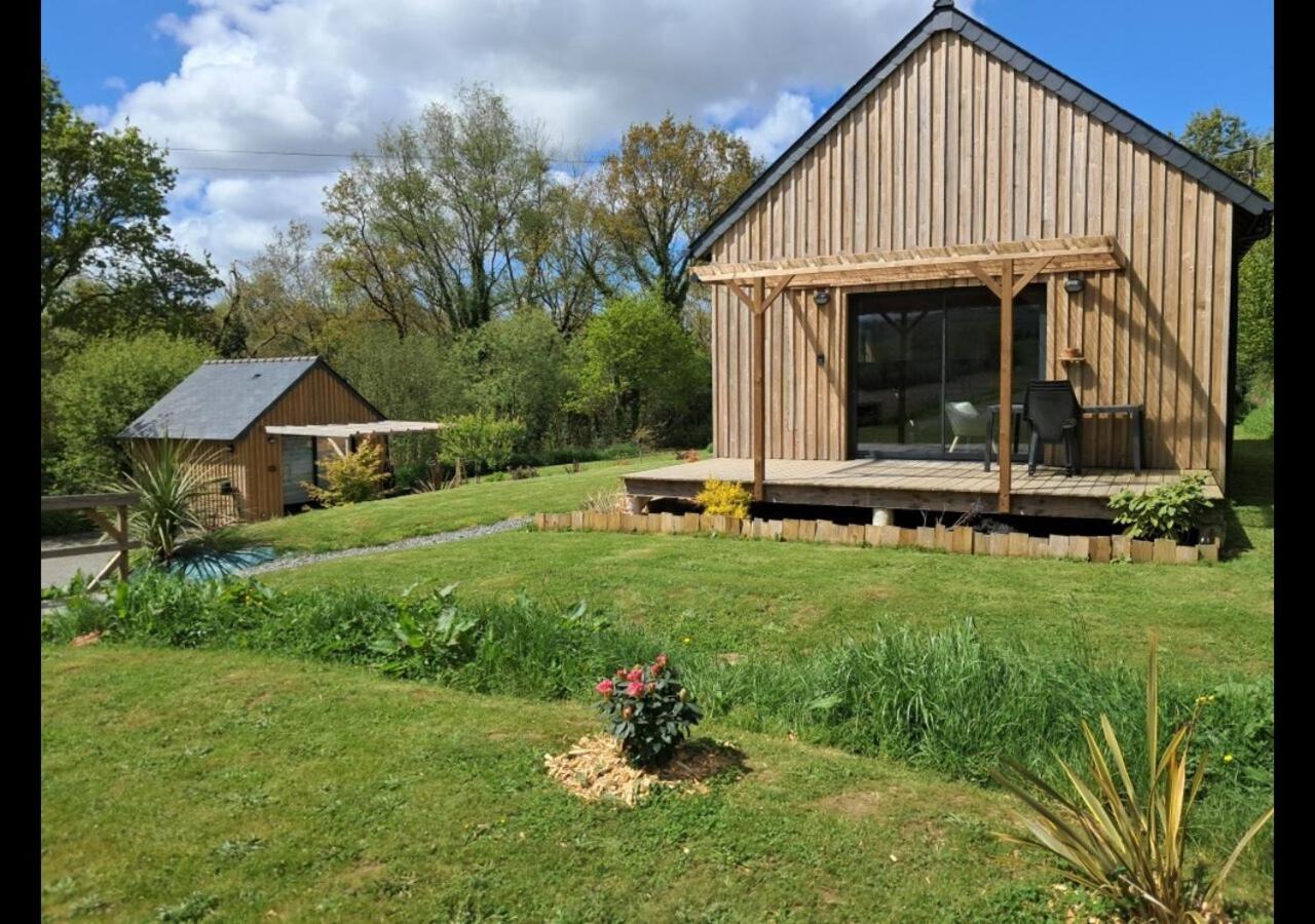 Chalets De Pont Cob Avec Spa Gouézec エクステリア 写真