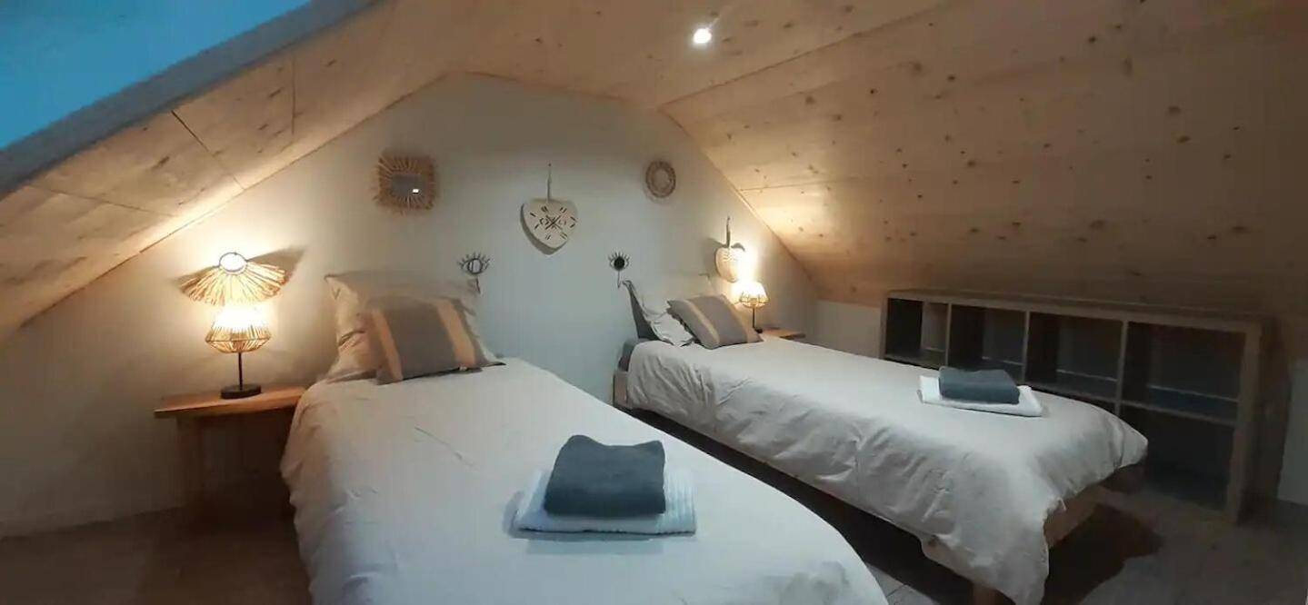 Chalets De Pont Cob Avec Spa Gouézec エクステリア 写真